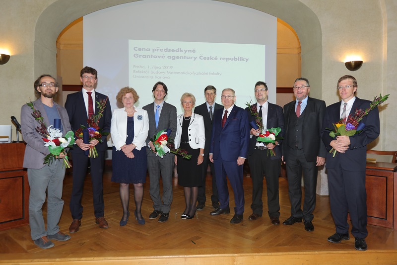 GACR Presidium members and awarded scientists