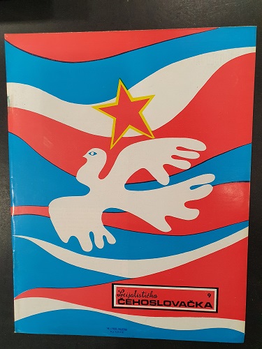 Obálka časopisu Socijalistička Čehoslovačka, vydávaného velvyslanectvím ČSSR v Bělehradu
