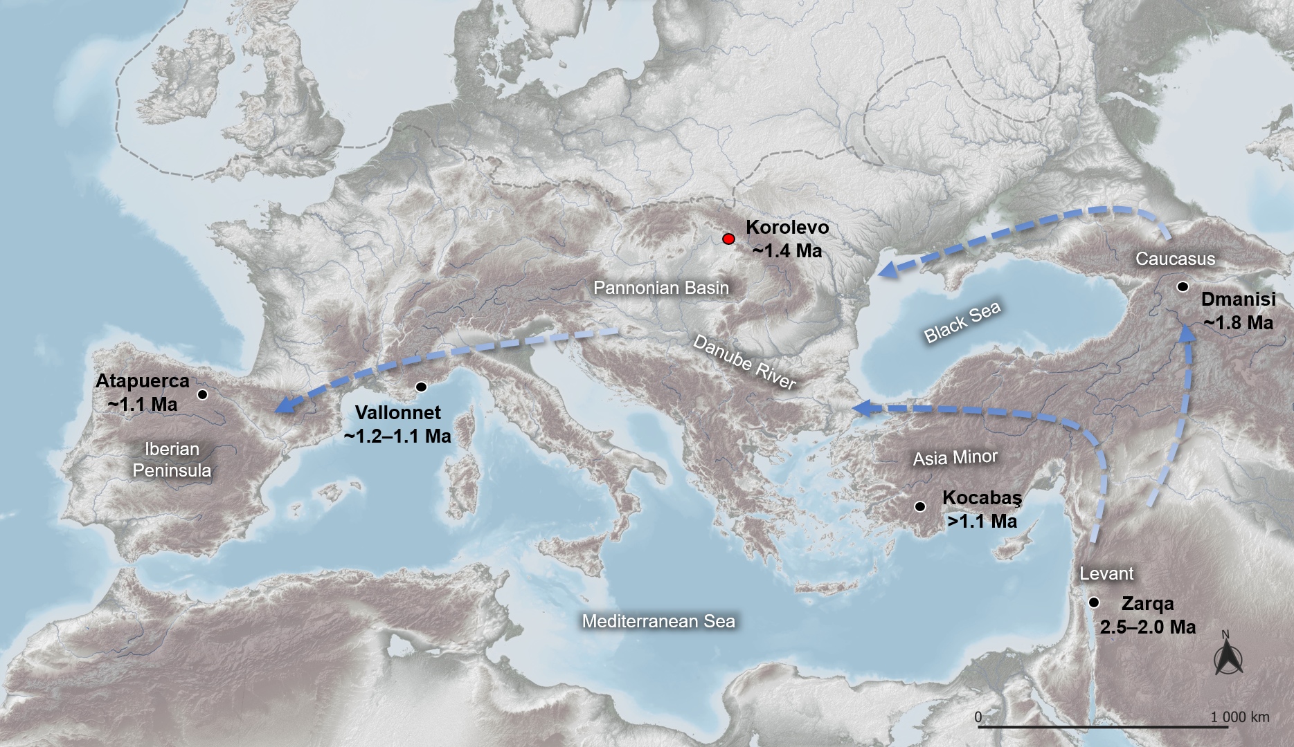 První lidé přišli do Evropy před 1,4 milionem let