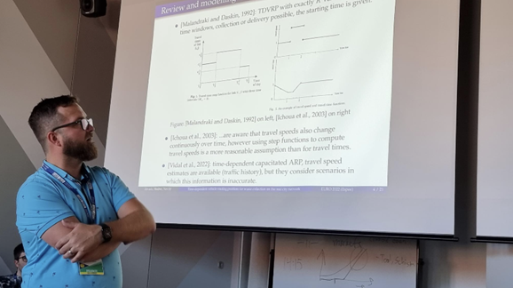 Prezentace výsledků na konferenci EURO (červenec 2022, Helsinky, Finsko)